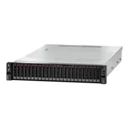 Lenovo Serveur Rack 2U: SR650 Xeon Silver 4210R (10C 2.4GHz 13.75MB Cache - 100W) 32GB 2933MHz (1x32GB, ... (7X06A0PSEA)_1